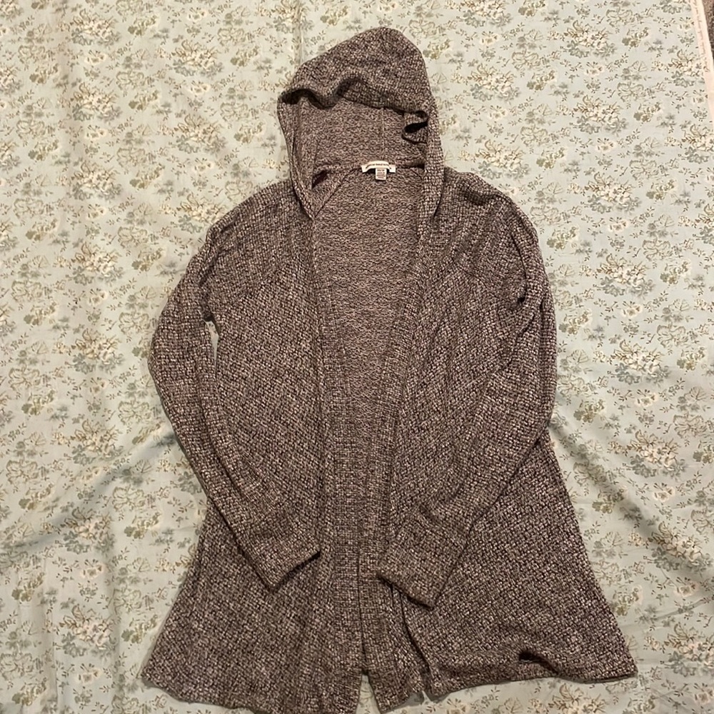 American Eagle XS hooded cardigan